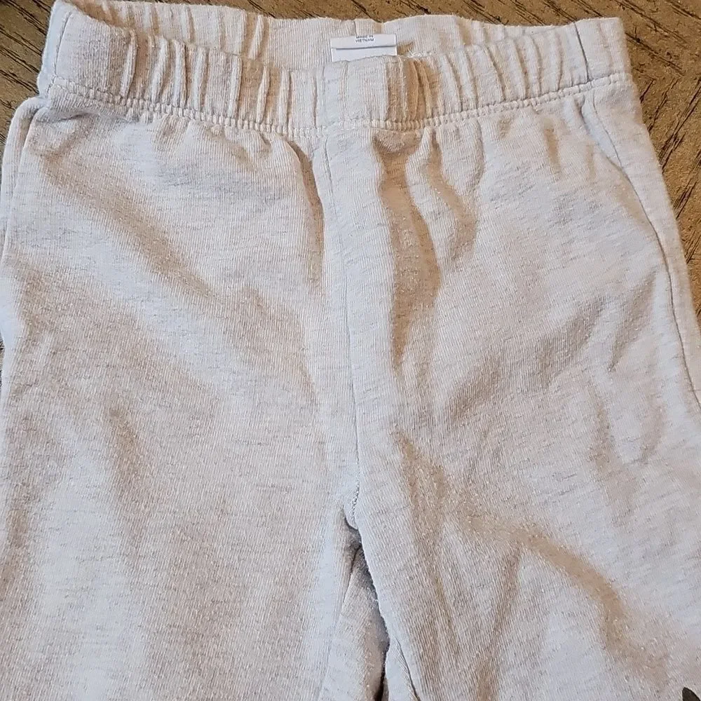 Baby GAP Kids Light Gray Reindeer Leggings 2T